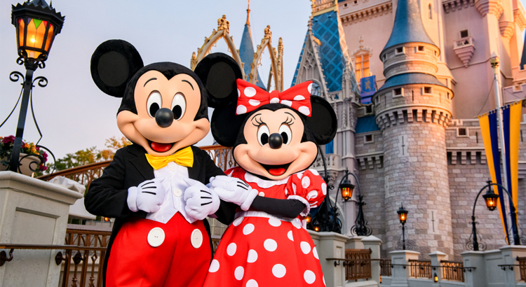 Disney World Magic Kingdom Mickey und Minnie Foto Disney